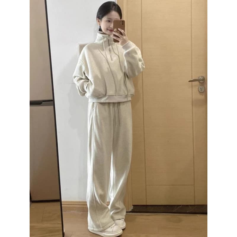 ジャージ レディース ゆったりシルエット セットアップ ルームウェア