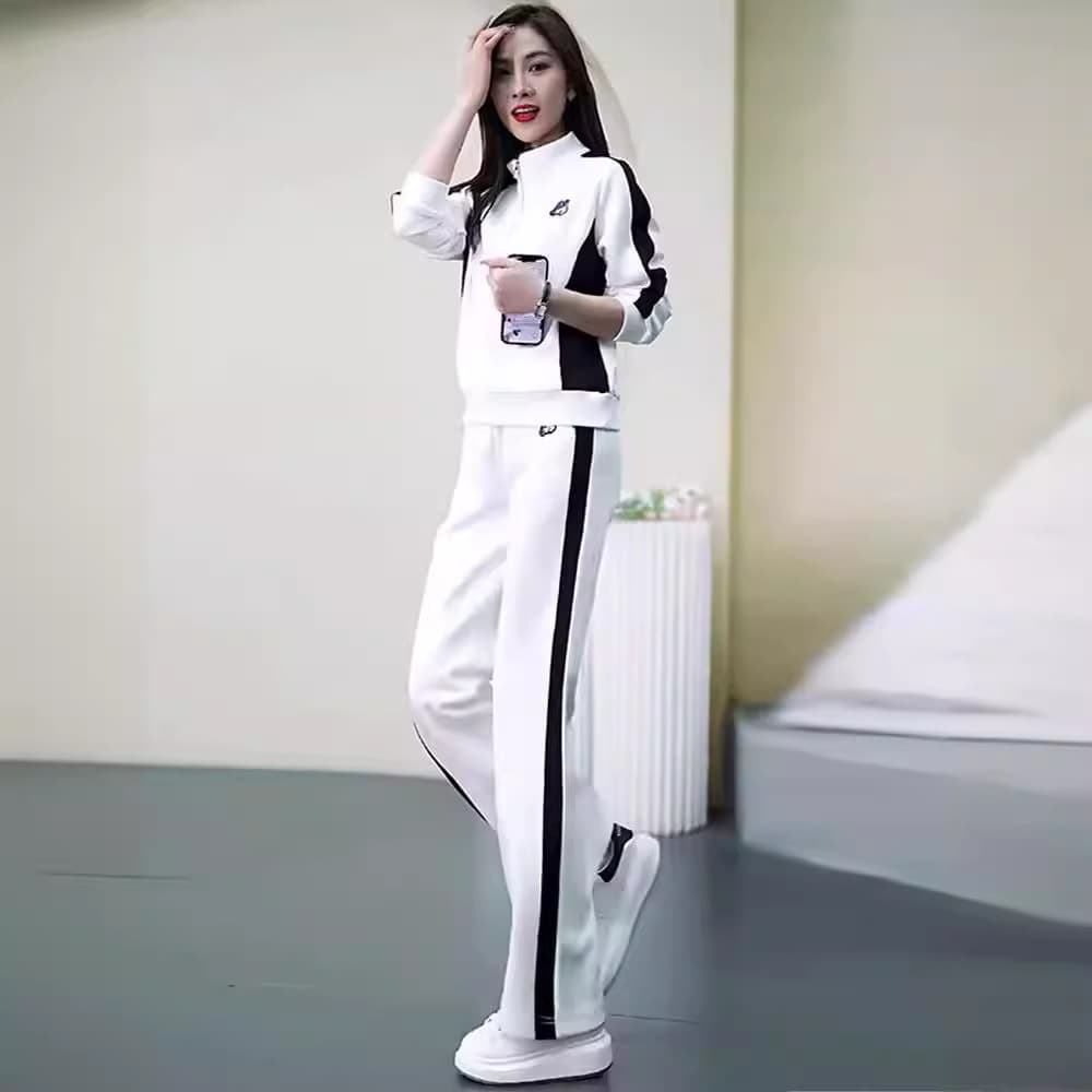 ジャージ レディース スリム美シルエット スポーツセットアップ